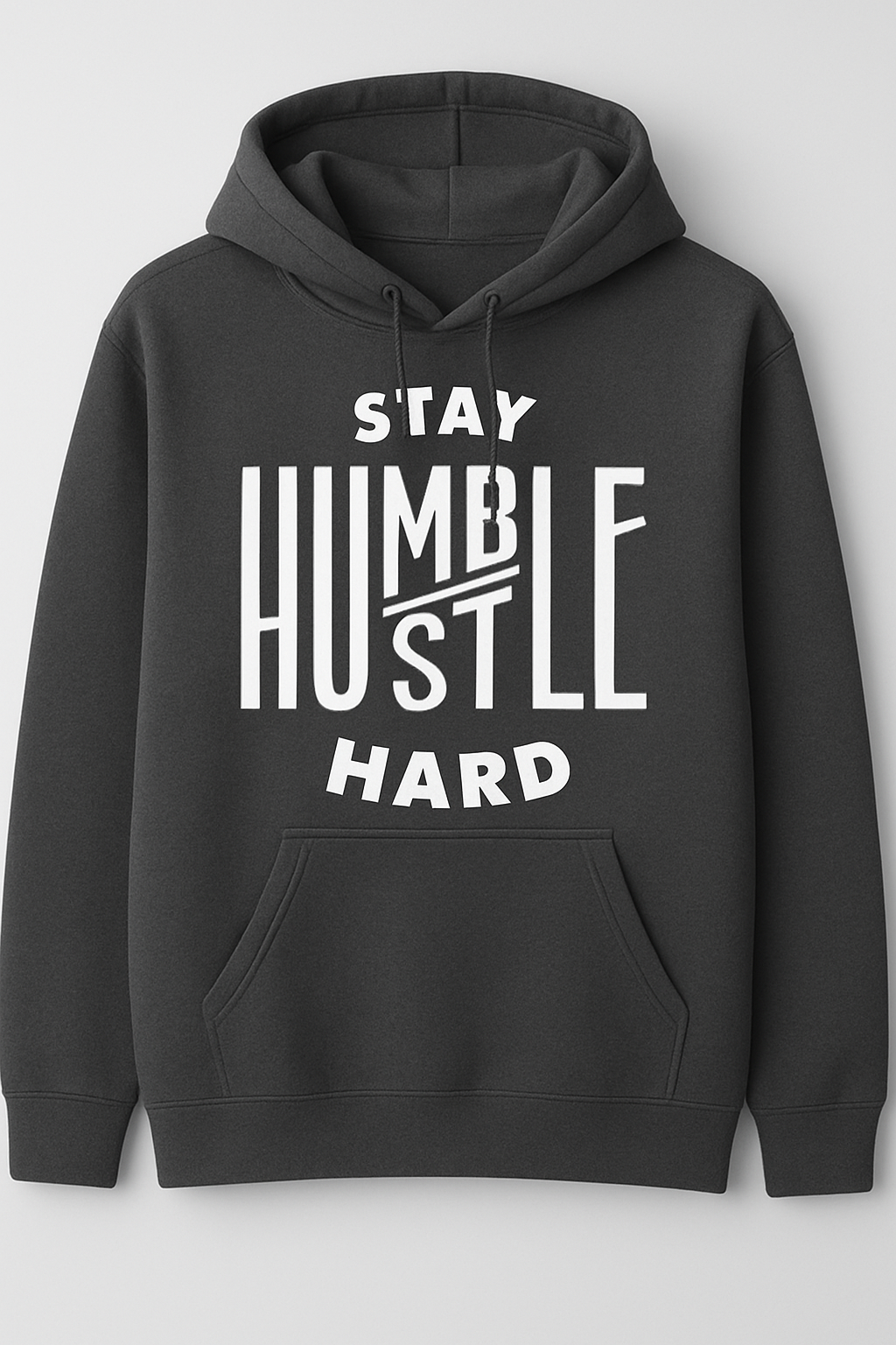 Stay Humble Hustle Hard Motivational Graphic Premium Unisex Hoodie