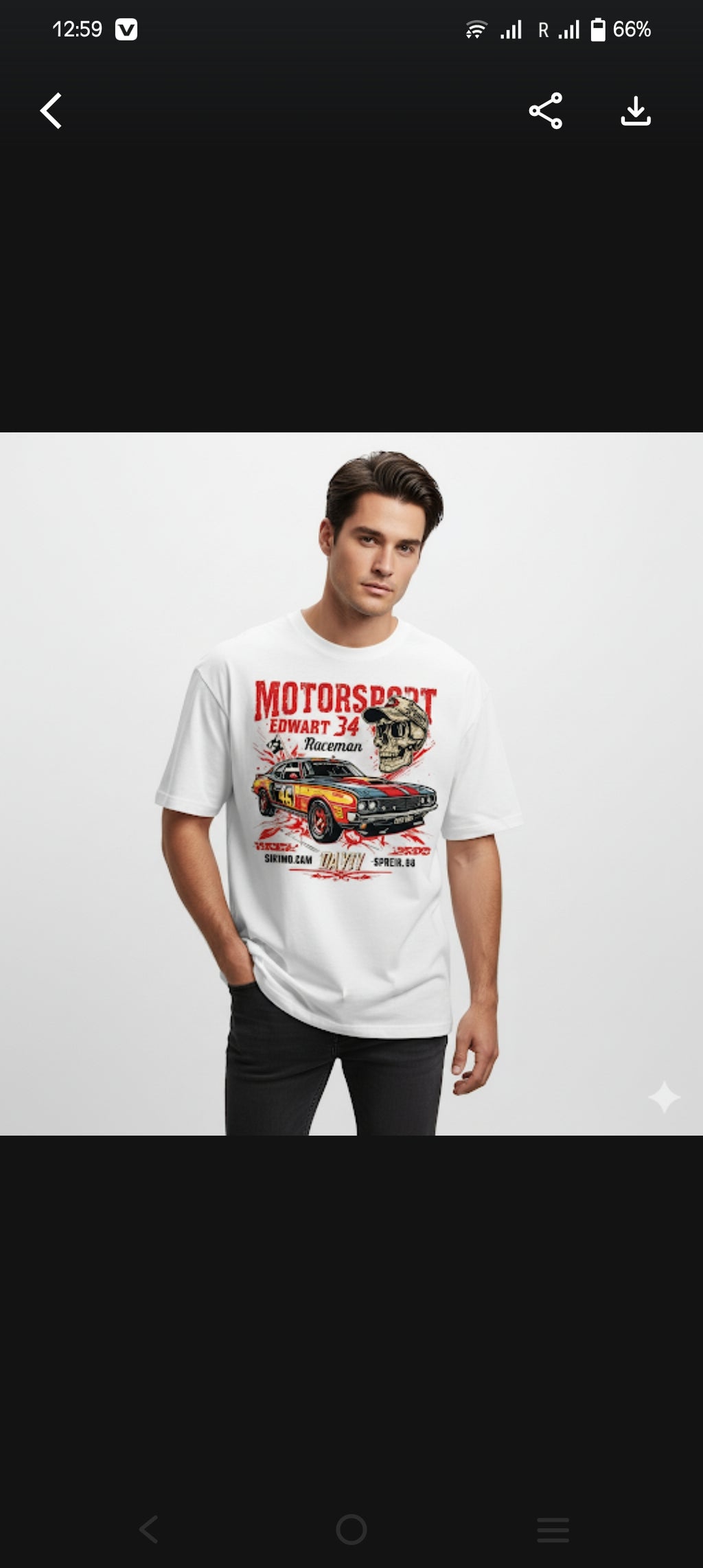 Retro Racing Legend Edwart 34 Oversized T-Shirt”