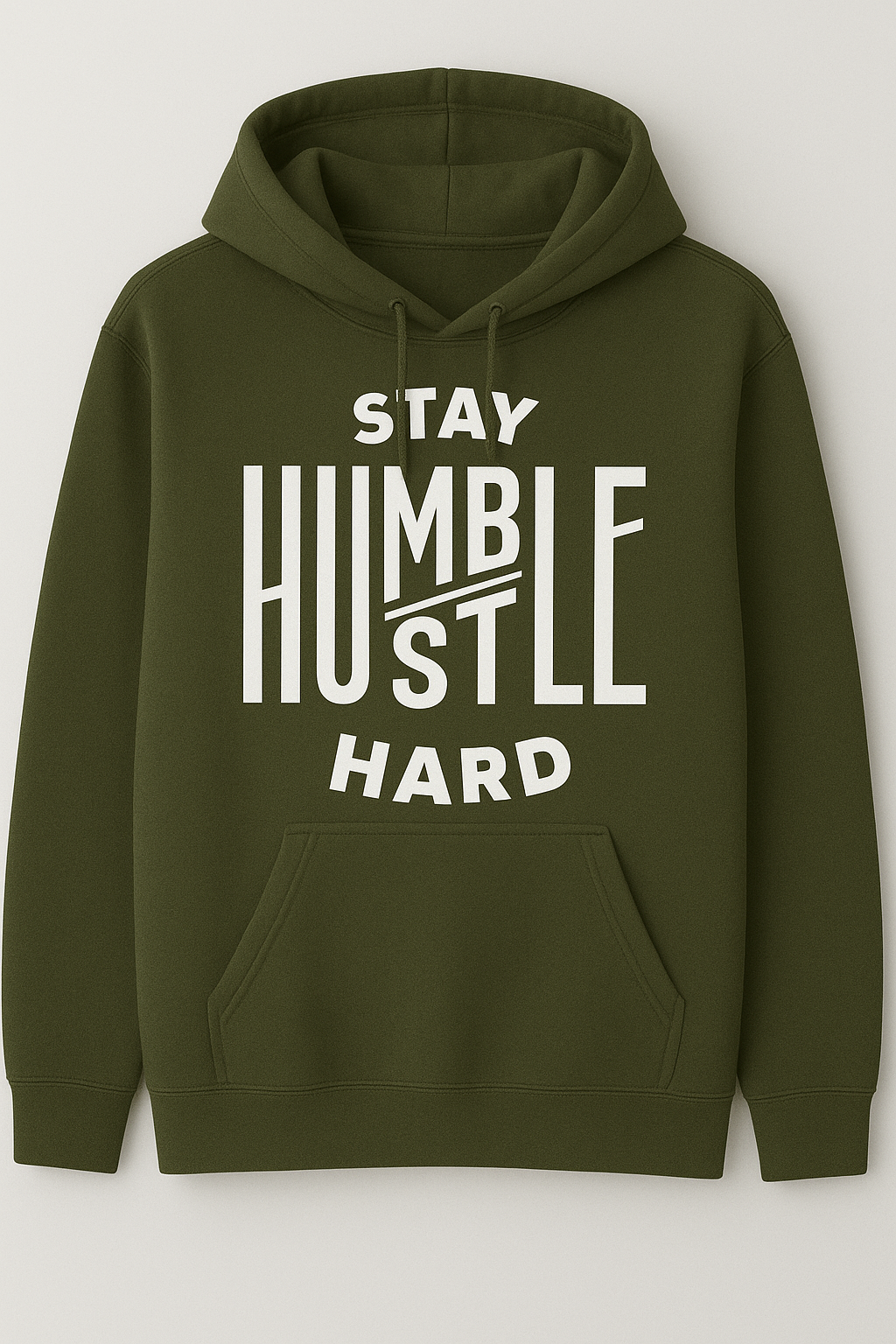 Stay Humble Hustle Hard Motivational Graphic Premium Unisex Hoodie