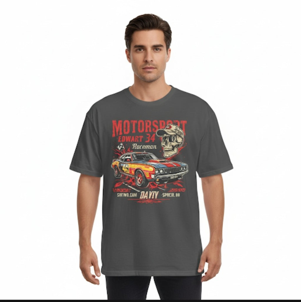 Retro Racing Legend Edwart 34 Oversized T-Shirt”